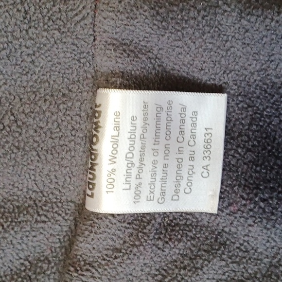 Laundromat Women's Fleece Lined Full Zip Wool Hoodie Sweater Size L - Picture 7 of 8